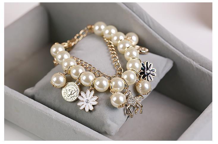 Pearl Flower Bracelet – Delicate & Elegant Jewelry