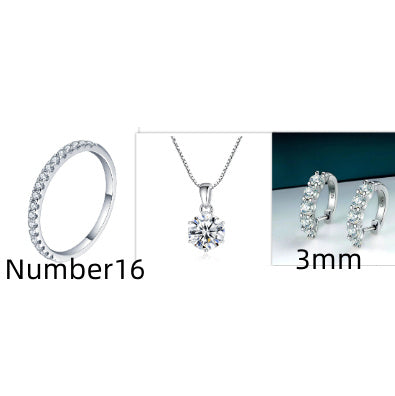 Sterling Silver Moissanite Ring – Elegant Everyday Shine