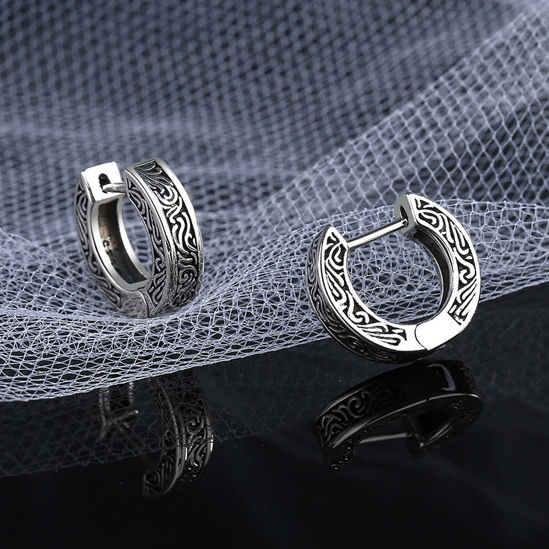 Vintage Silver Earrings – 1 Chic S925 Statement for Everyday Style