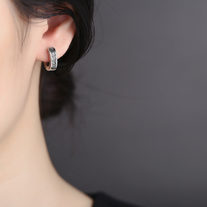 Vintage Silver Earrings – 1 Chic S925 Statement for Everyday Style