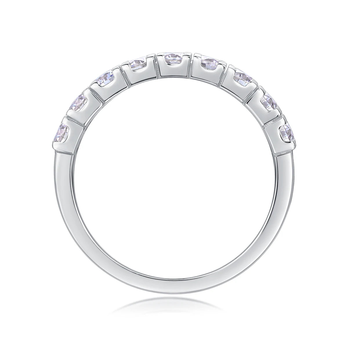 1.4CT Moissanite Engagement Ring – GRA S925 Eternity
