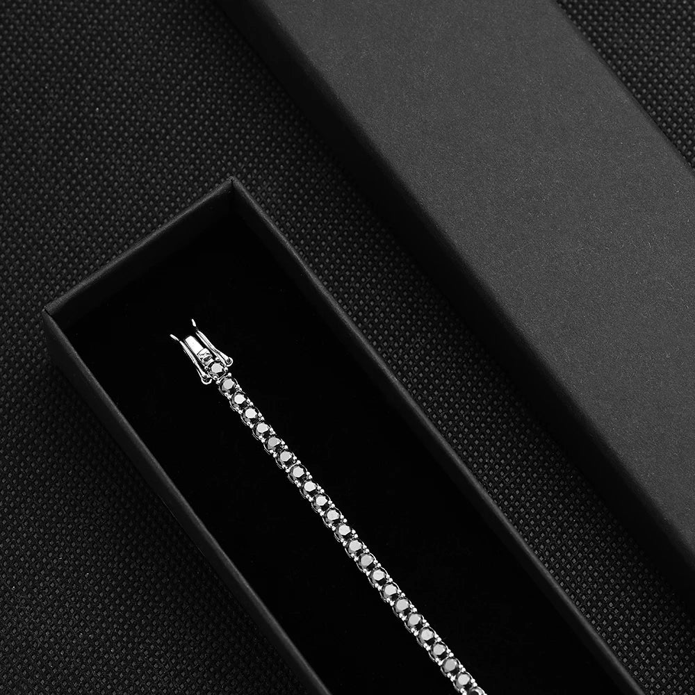 Gradient Moissanite Tennis Bracelet