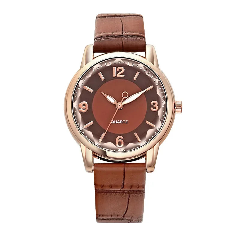 Brand Luxury Fashion Ladies Watch Reloj Mujer Leather Watch Women Female Quartz Wristwatches Montre Femme