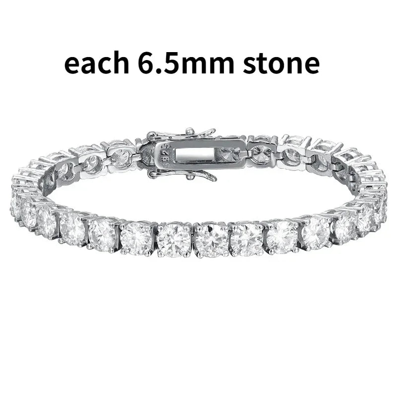 Real Moissanite Tennis Bracelet