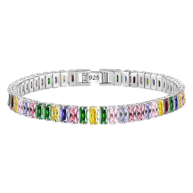 D Color Moissanite Tennis Bracelet – 925 Wedding Luxury