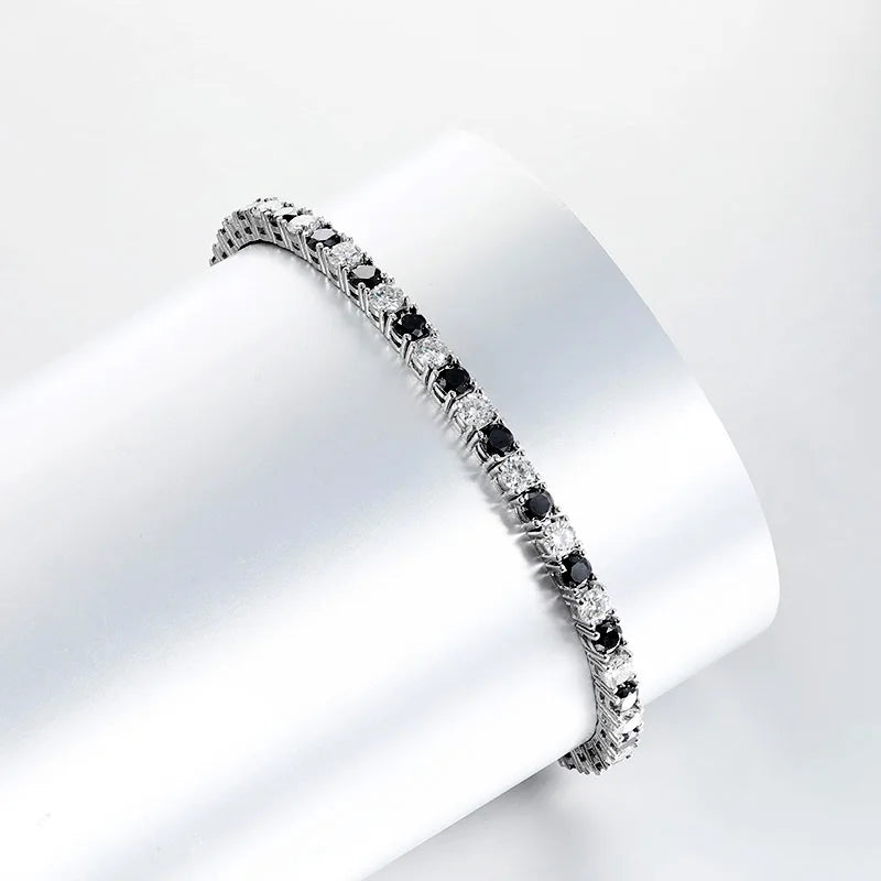Gradient Moissanite Tennis Bracelet