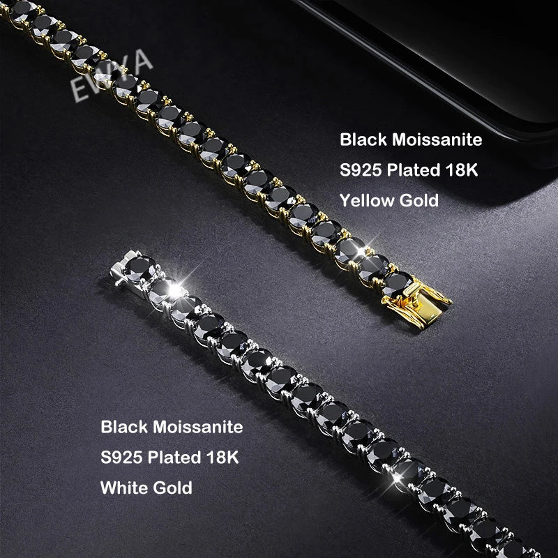 Gradient Moissanite Tennis Bracelet