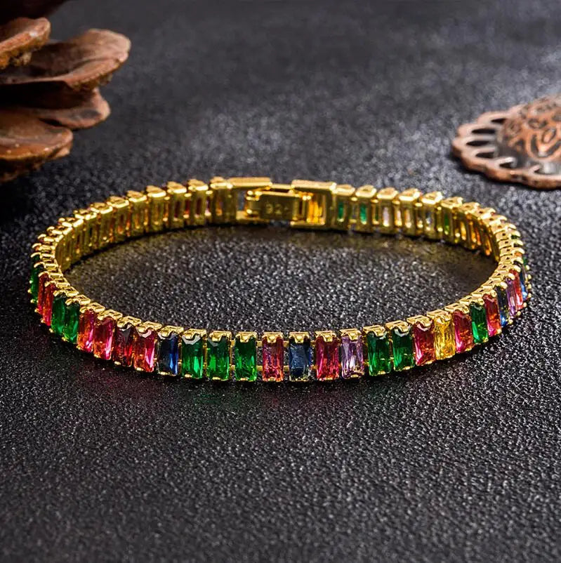D Color Moissanite Tennis Bracelet – 925 Wedding Luxury