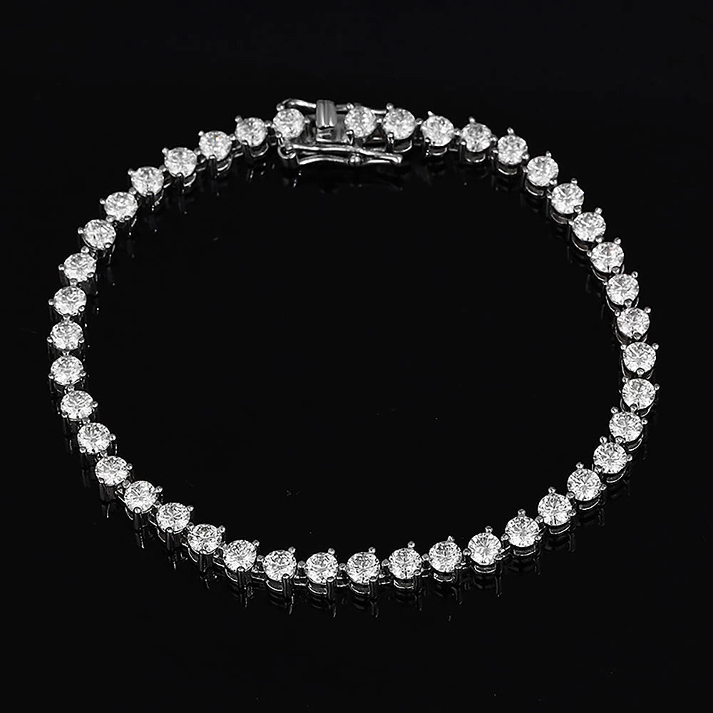 Full Moissanite Tennis Bracelet