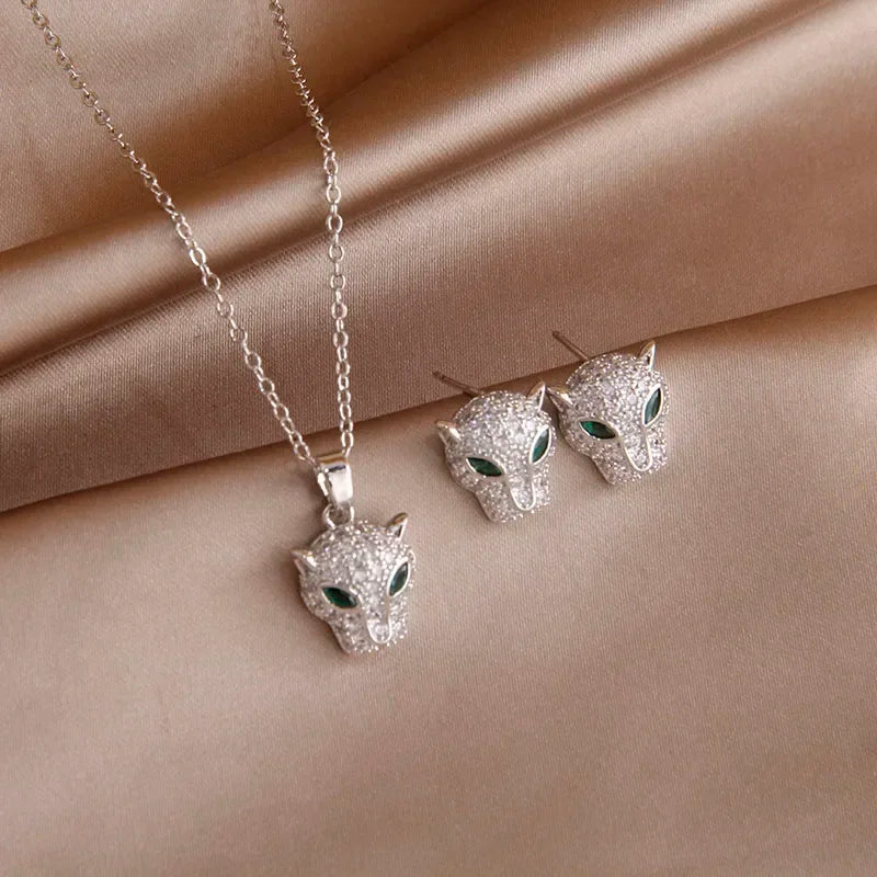 Luxury Leopard Jewelry Set