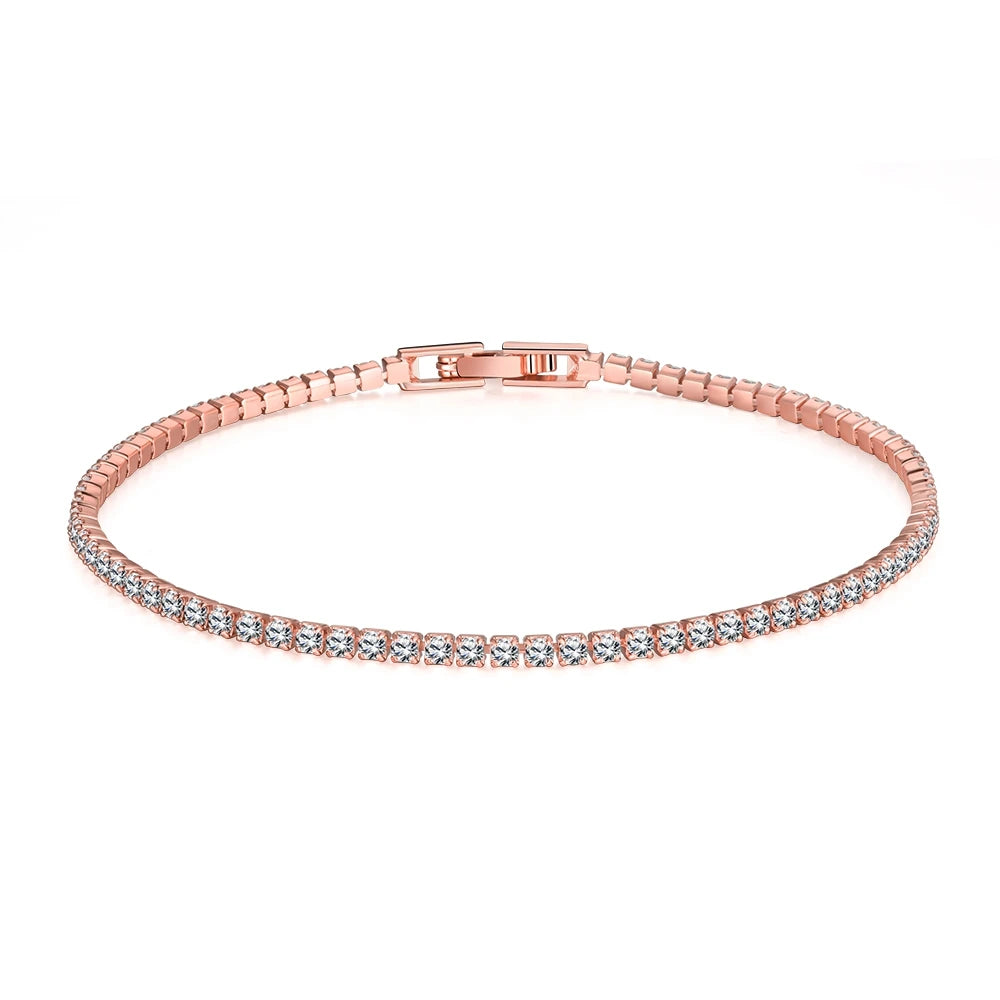 D Color Moissanite Tennis Bracelet – 925 Wedding Luxury