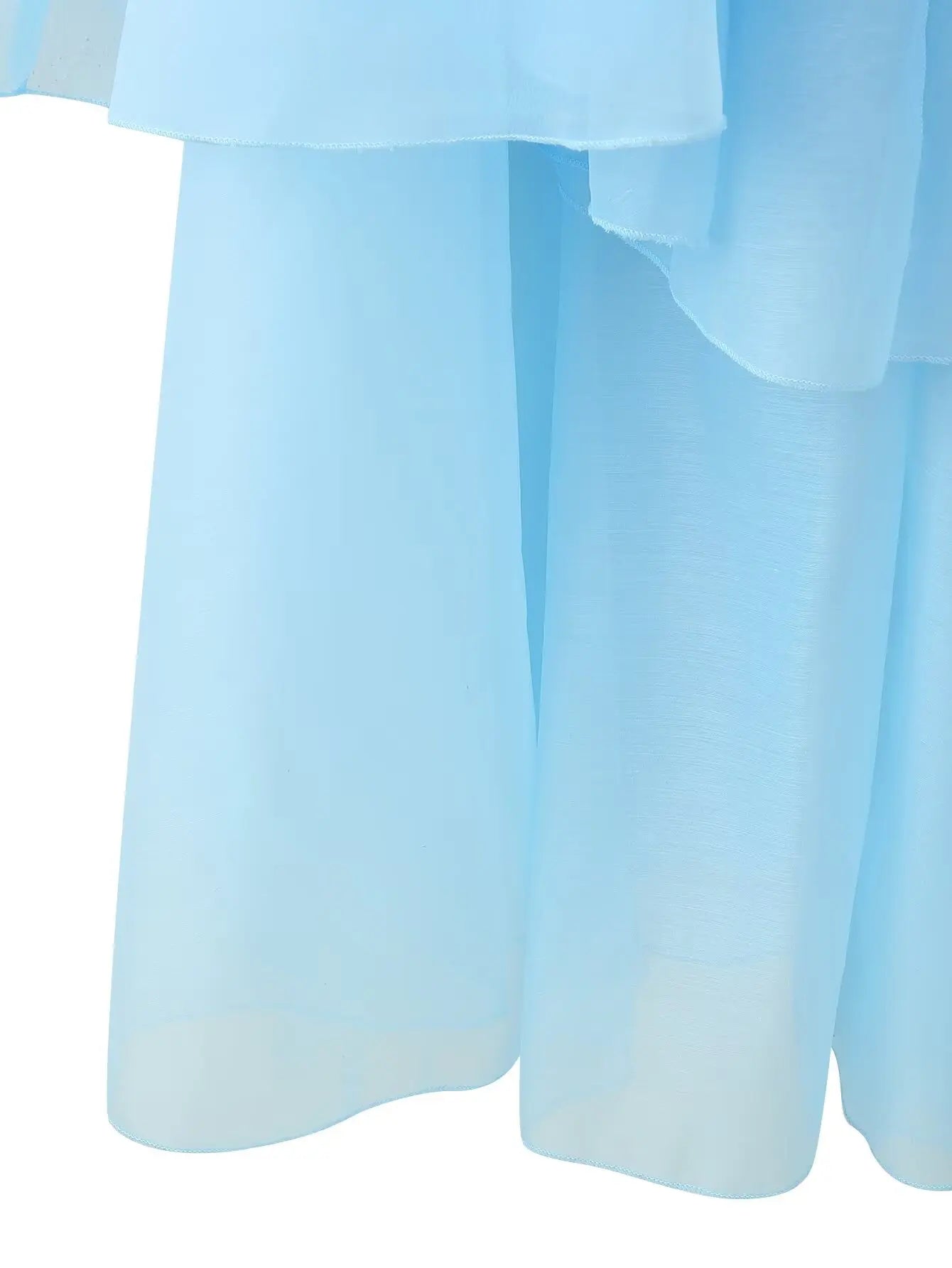 New Women's Clothing European and American Style Fashion Simple Casual Three-Dimensional Flower Layered Decorative Dress