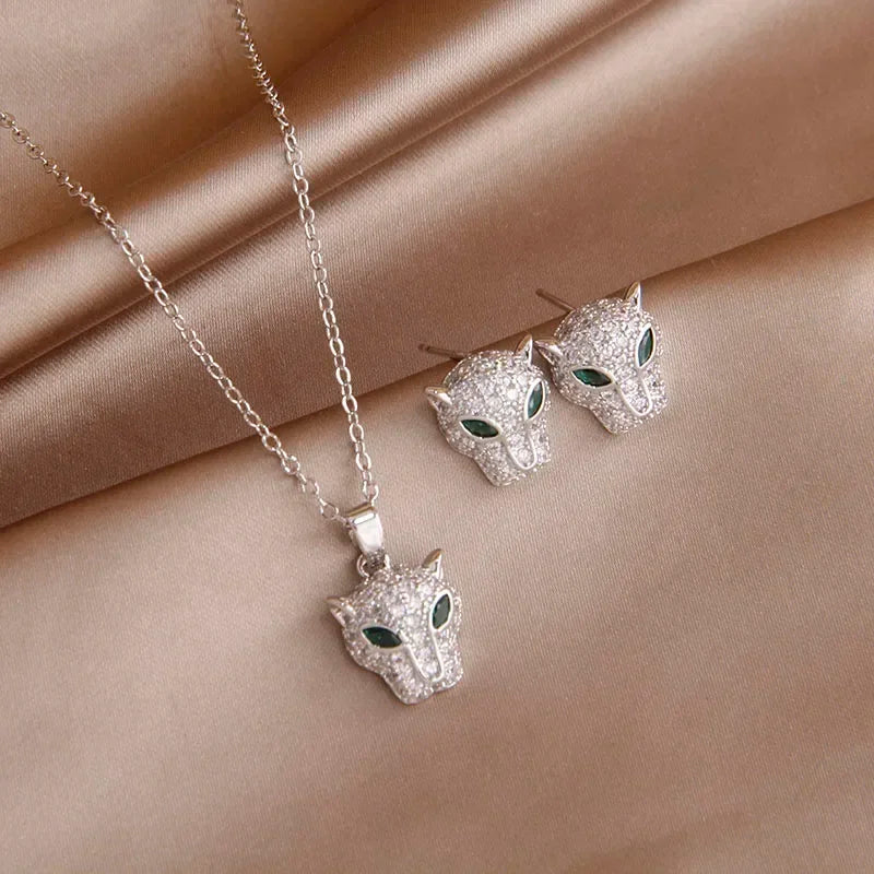 Luxury Leopard Jewelry Set