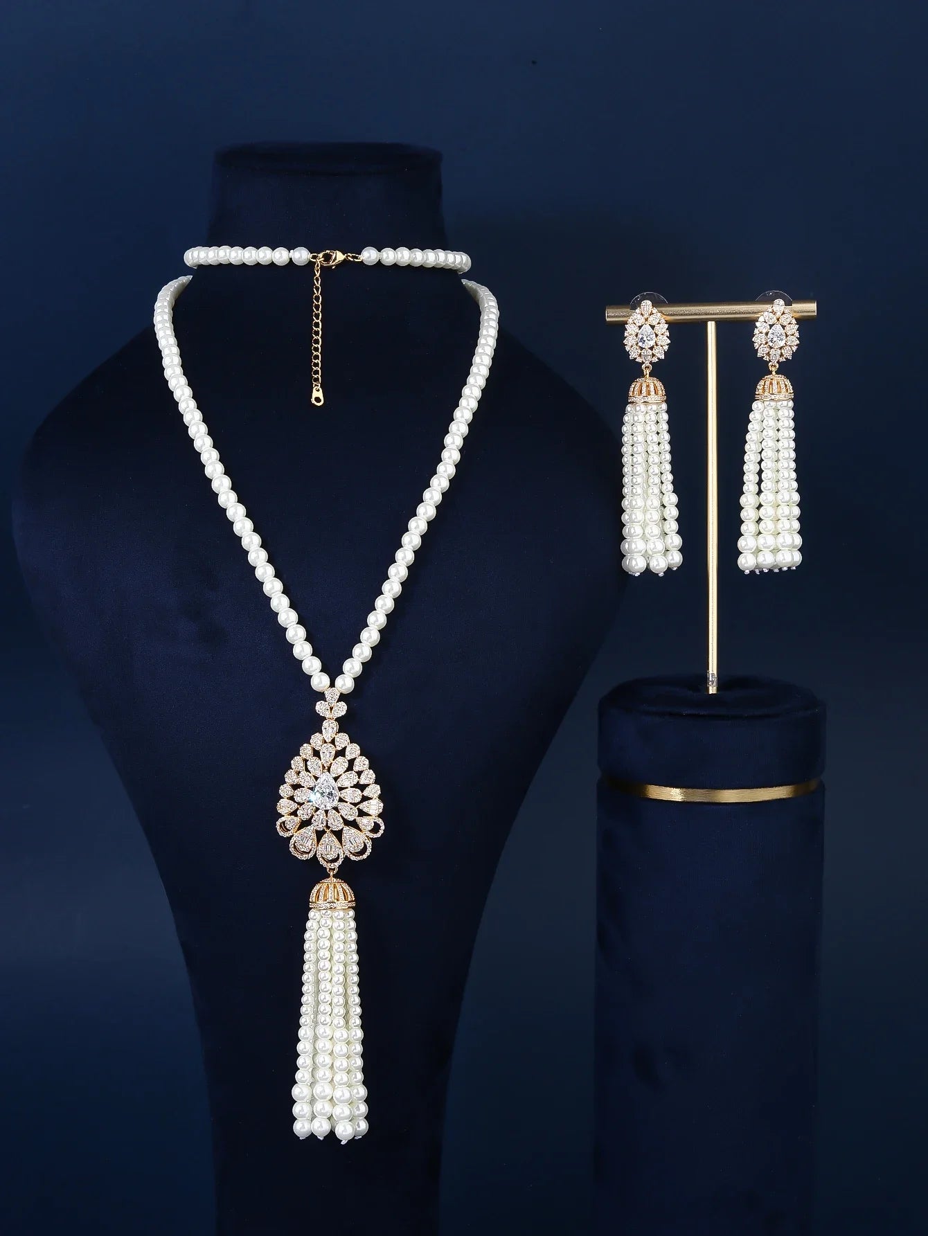 Luxury zircon jewelry full set