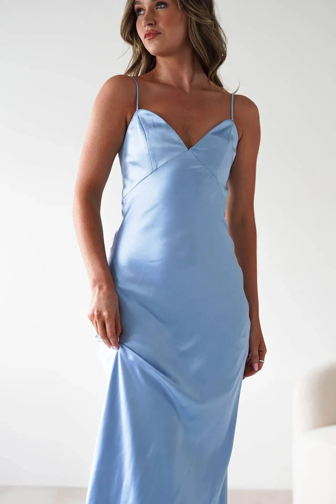 New Dresses 2025 Woman Fashion Summer Women's Clothing Sexy Halter Satin Fashion Strappy Skirts