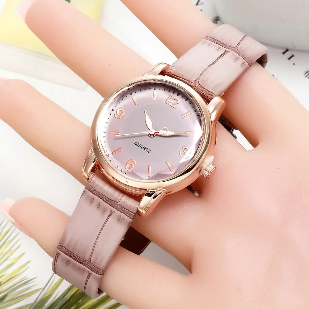Brand Luxury Fashion Ladies Watch Reloj Mujer Leather Watch Women Female Quartz Wristwatches Montre Femme