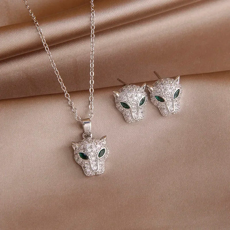 Luxury Leopard Jewelry Set