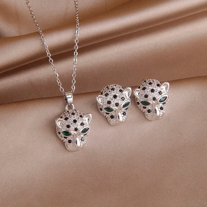 Luxury Leopard Jewelry Set