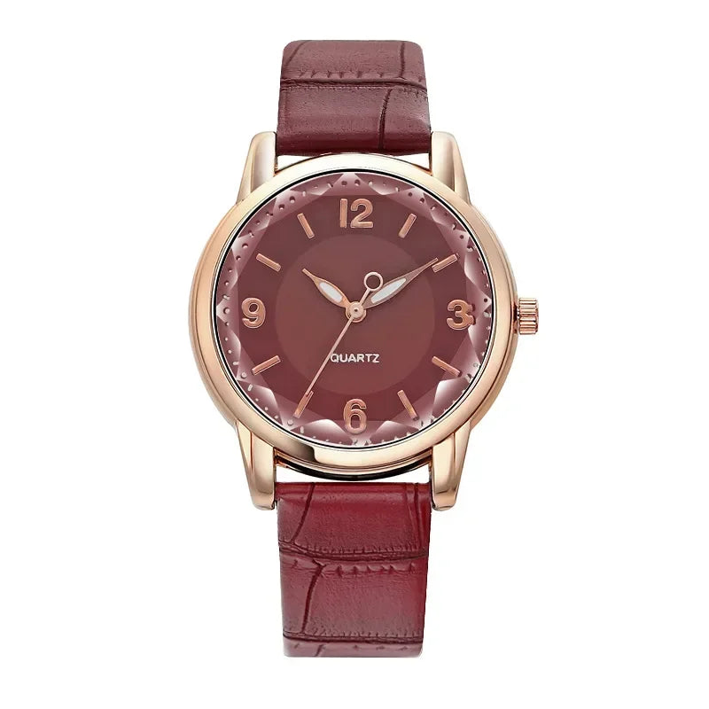 Brand Luxury Fashion Ladies Watch Reloj Mujer Leather Watch Women Female Quartz Wristwatches Montre Femme