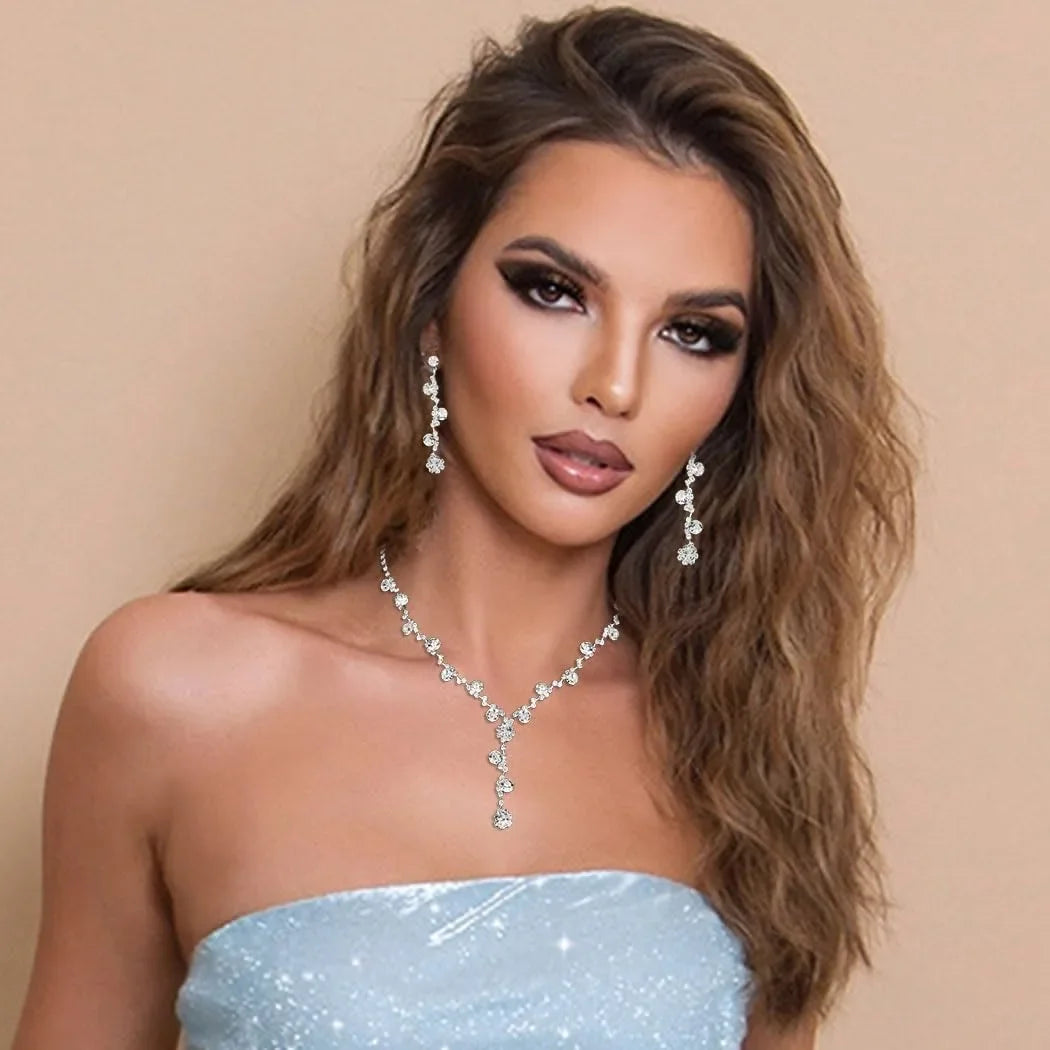 Jewelry Set for Women Rhinestone Earrings