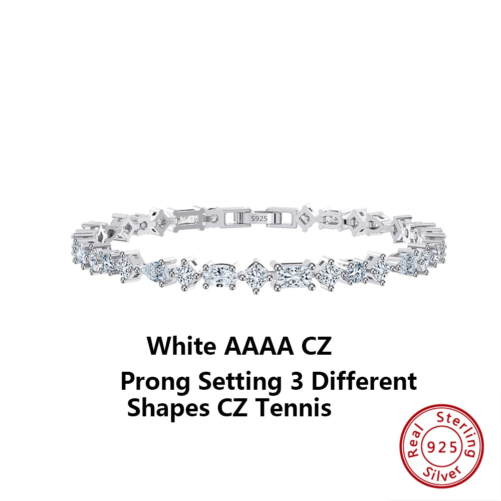 Sterling Silver Tennis Bracelet