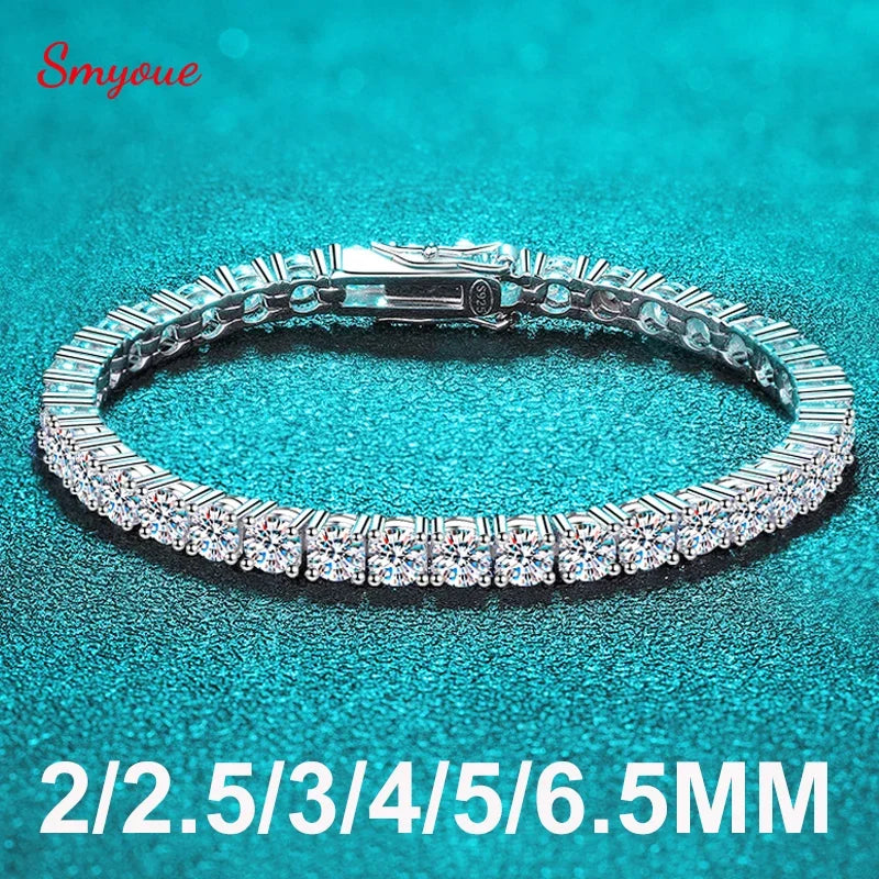 Real Moissanite Tennis Bracelet