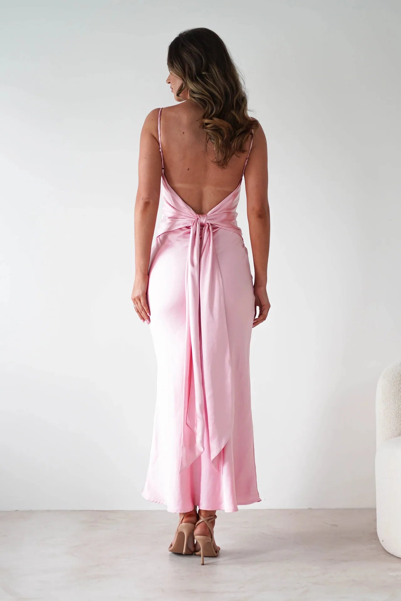 New Dresses 2025 Woman Fashion Summer Women's Clothing Sexy Halter Satin Fashion Strappy Skirts
