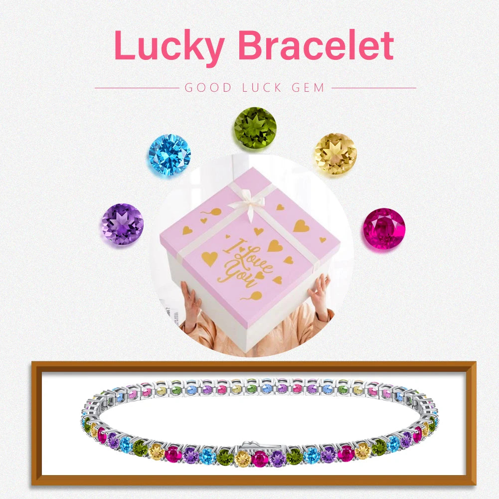 Sterling Silver Tennis Bracelet