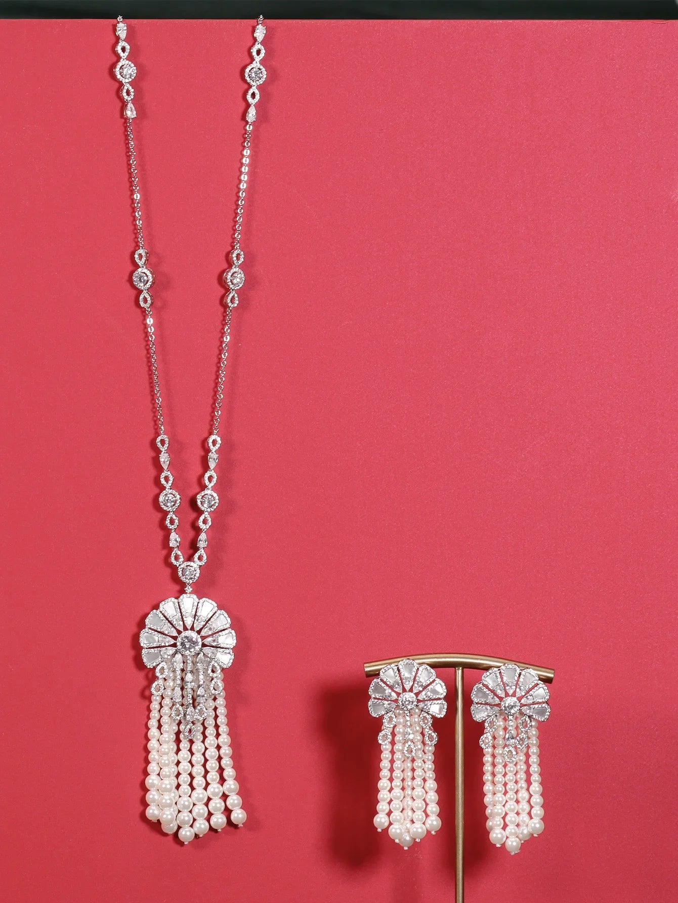 Luxury zircon jewelry full set