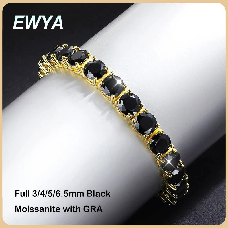 Gradient Moissanite Tennis Bracelet