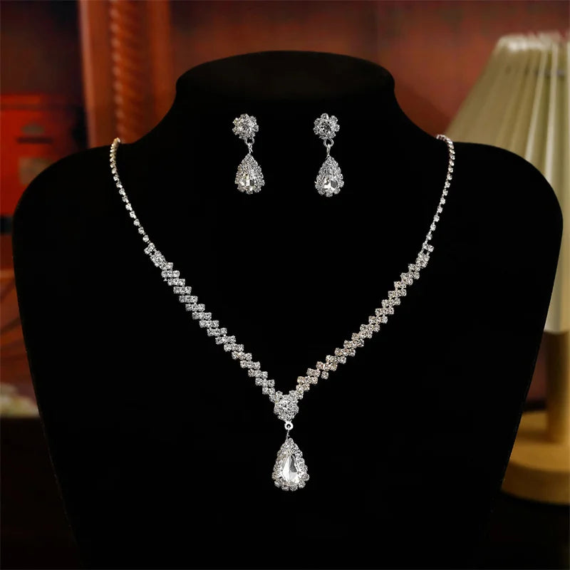 1 Set Bridal Wedding Jewelry