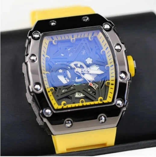 Pentagram Luminous Wine Barrel Shaped Male Fashion Quartz Clock