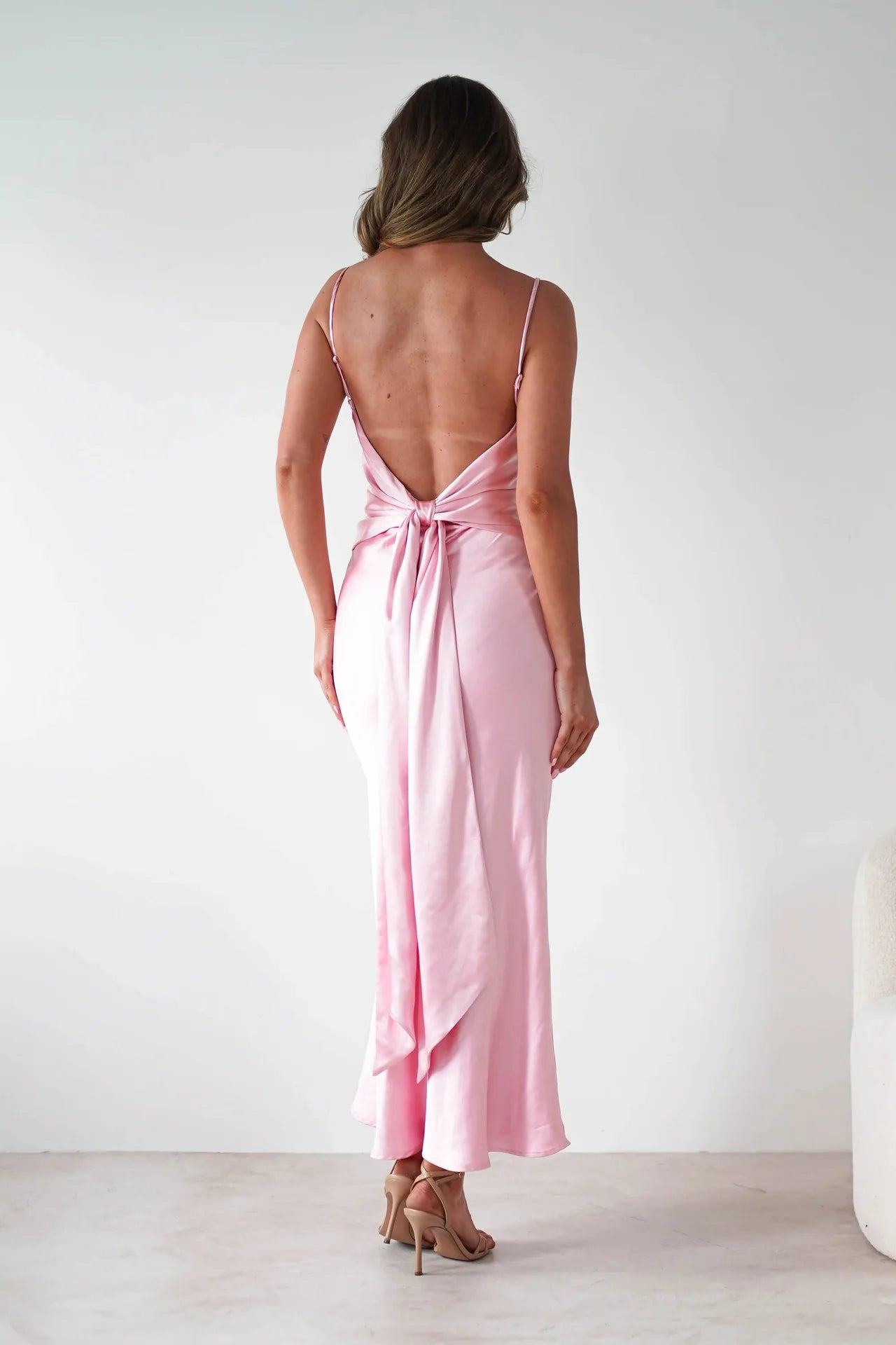 New Dresses 2025 Woman Fashion Summer Women's Clothing Sexy Halter Satin Fashion Strappy Skirts
