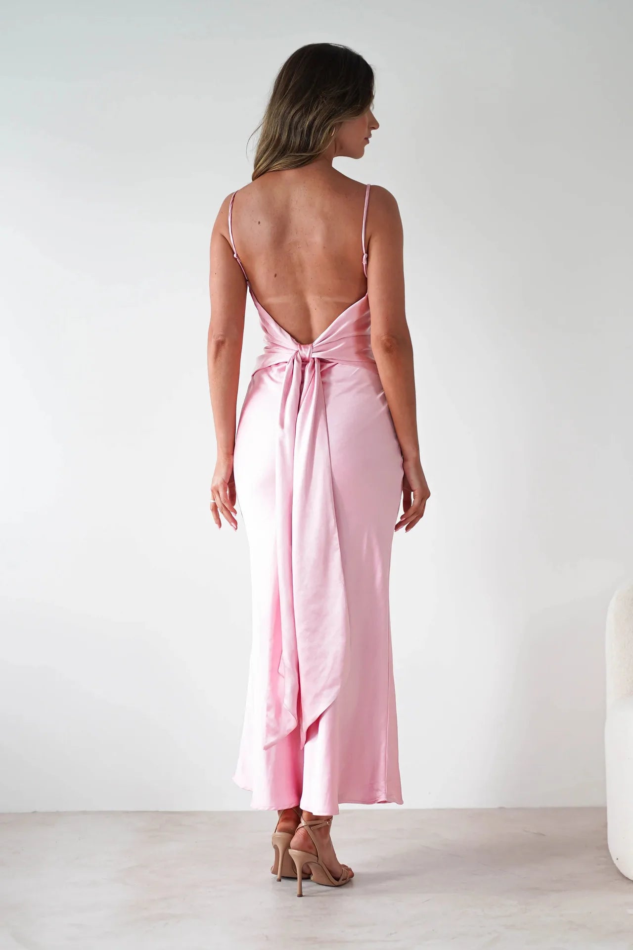 New Dresses 2025 Woman Fashion Summer Women's Clothing Sexy Halter Satin Fashion Strappy Skirts