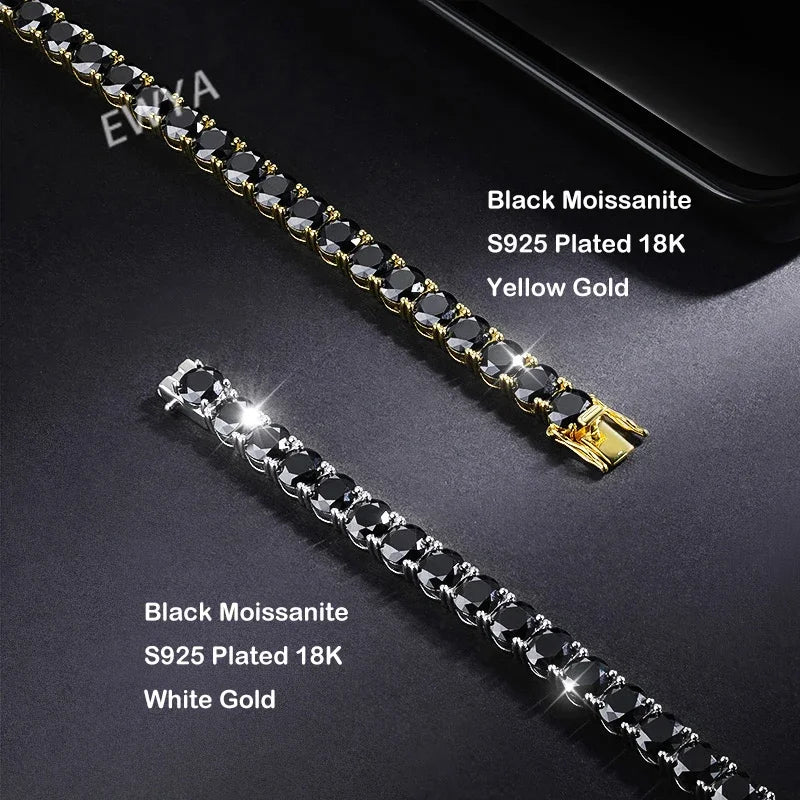 Gradient Moissanite Tennis Bracelet