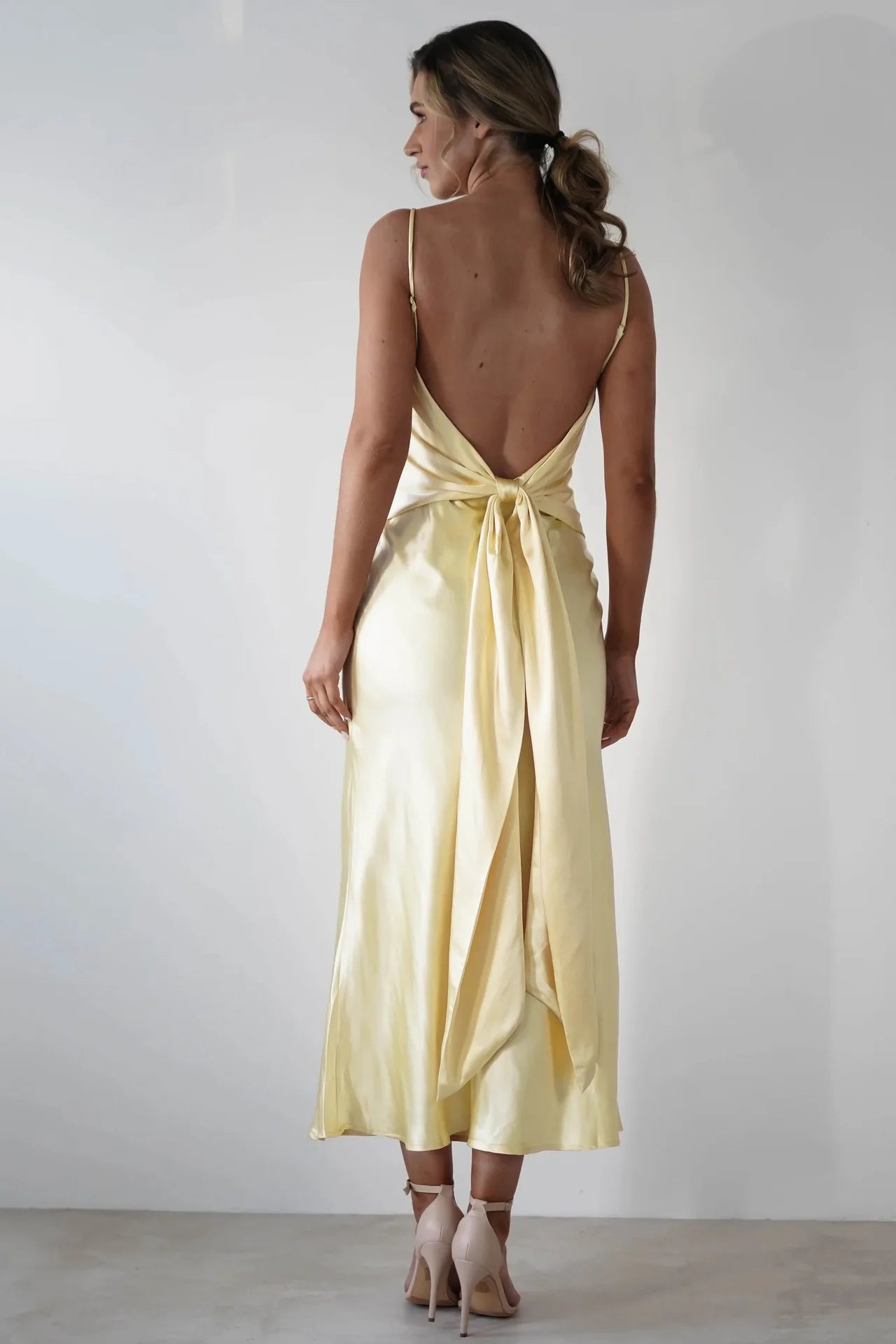 New Dresses 2025 Woman Fashion Summer Women's Clothing Sexy Halter Satin Fashion Strappy Skirts