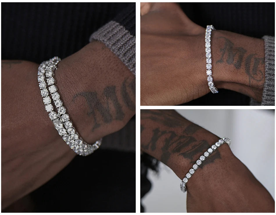 Sterling Silver Tennis Bracelet