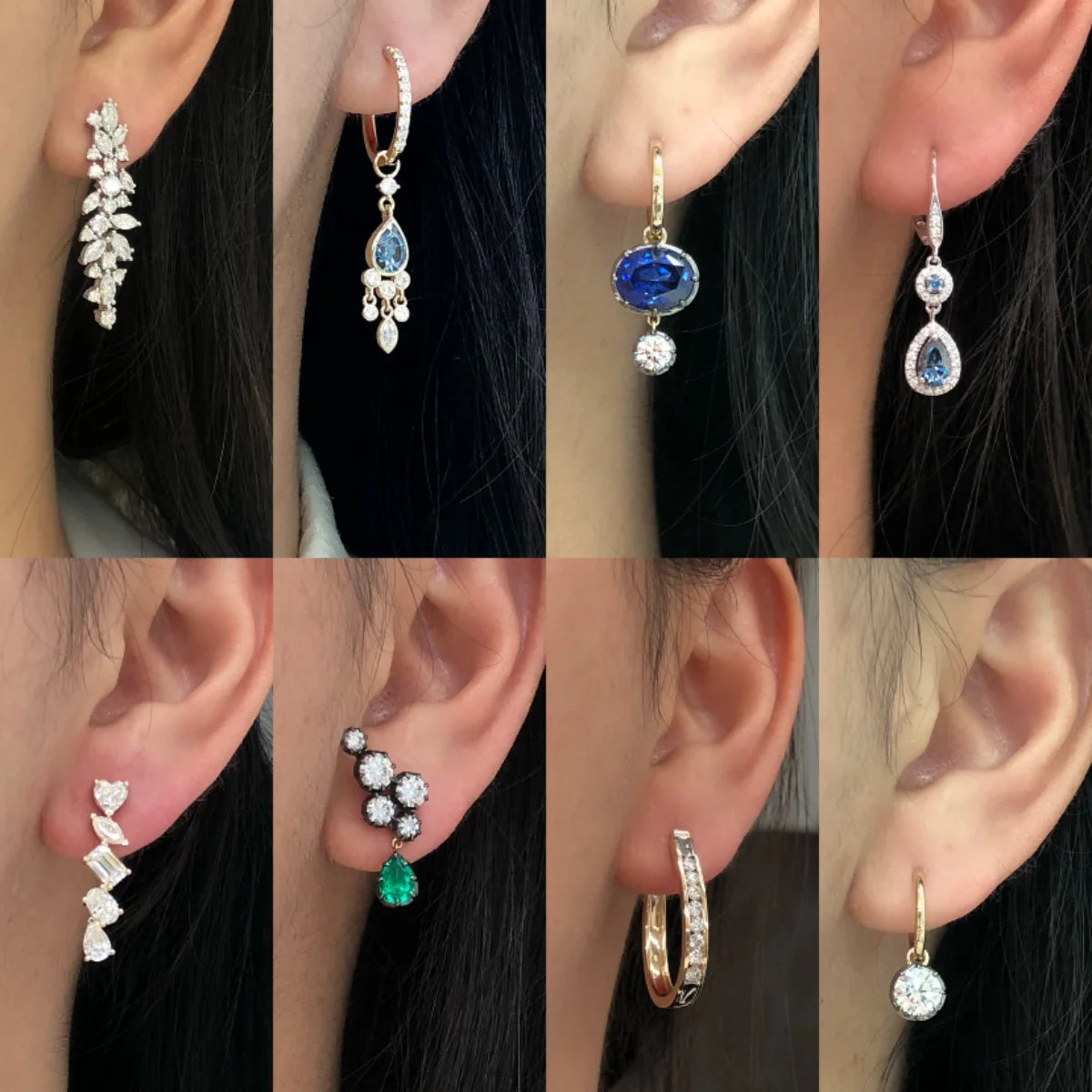 Custom Diamond/Gemstone Necklaces and Earrings