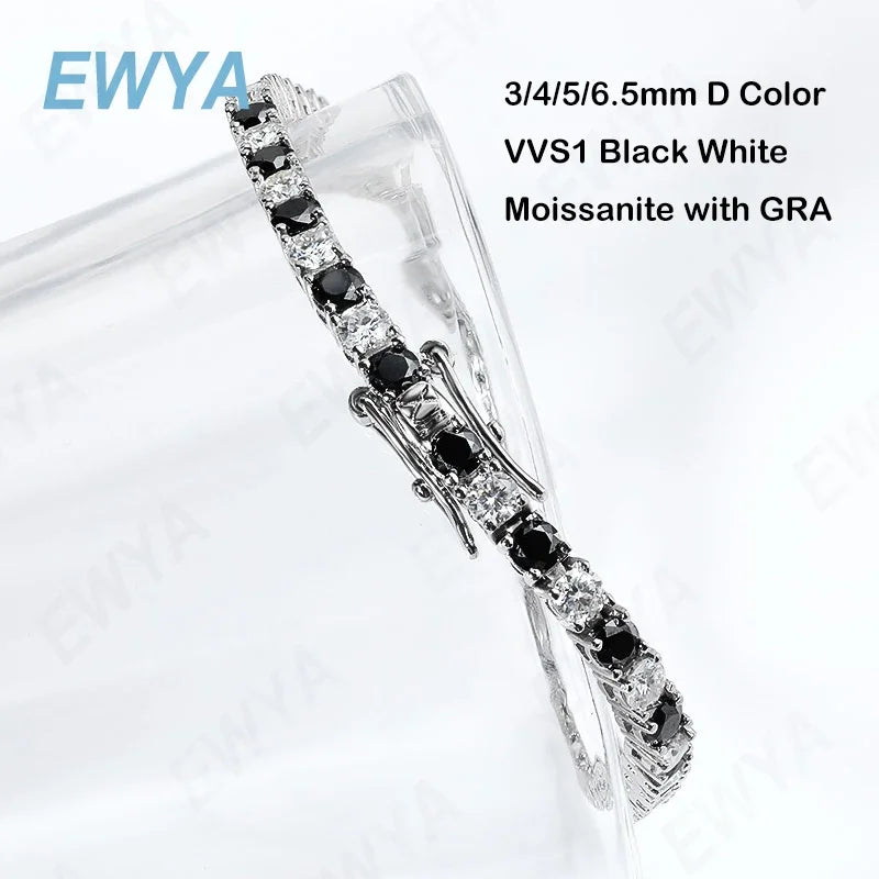 Gradient Moissanite Tennis Bracelet