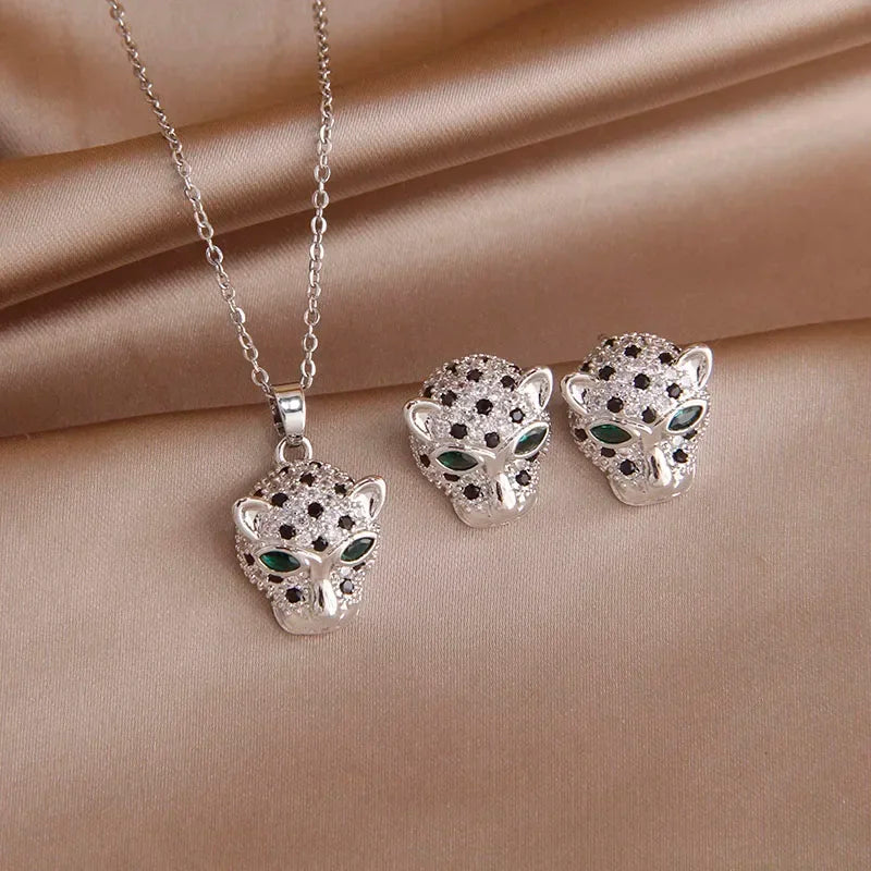 Luxury Leopard Jewelry Set
