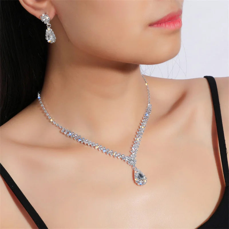 1 Set Bridal Wedding Jewelry