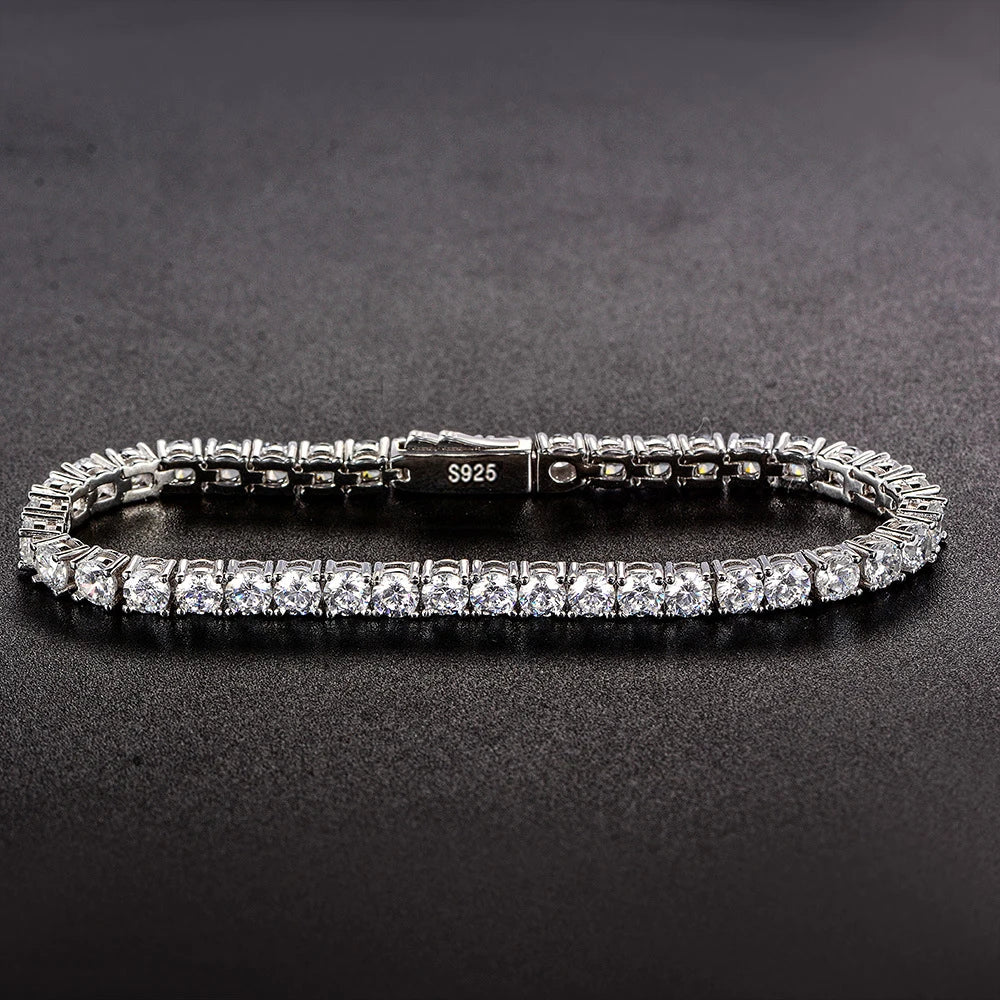 Sterling Silver Tennis Bracelet