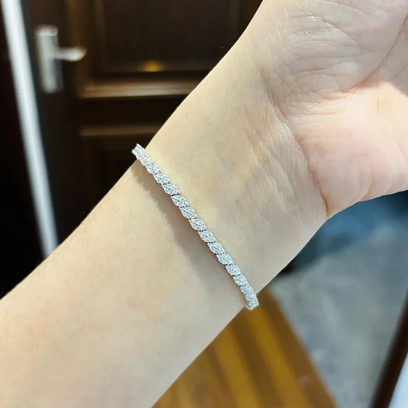 Top 1 GRA Certified Moissanite Bracelet – Full Sparkle