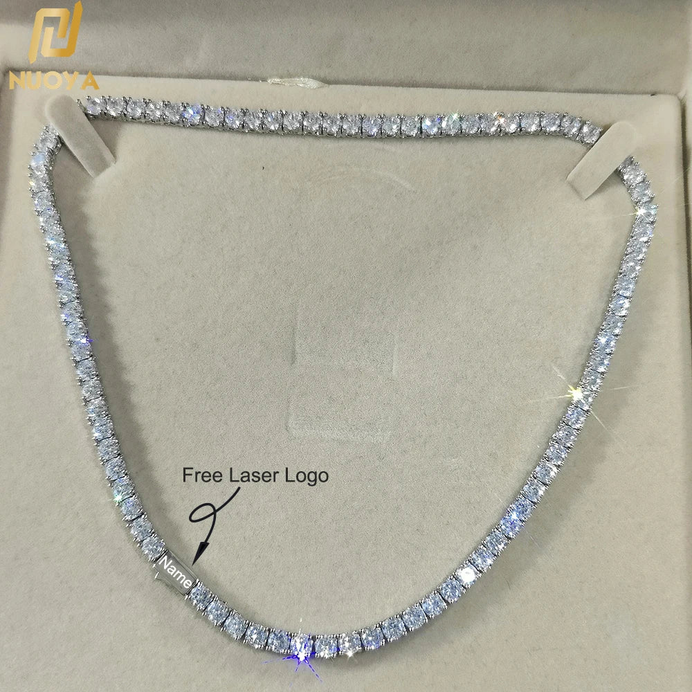 Top 1 Iced Out Tennis Chain – Hip Hop Bling for Women and Men