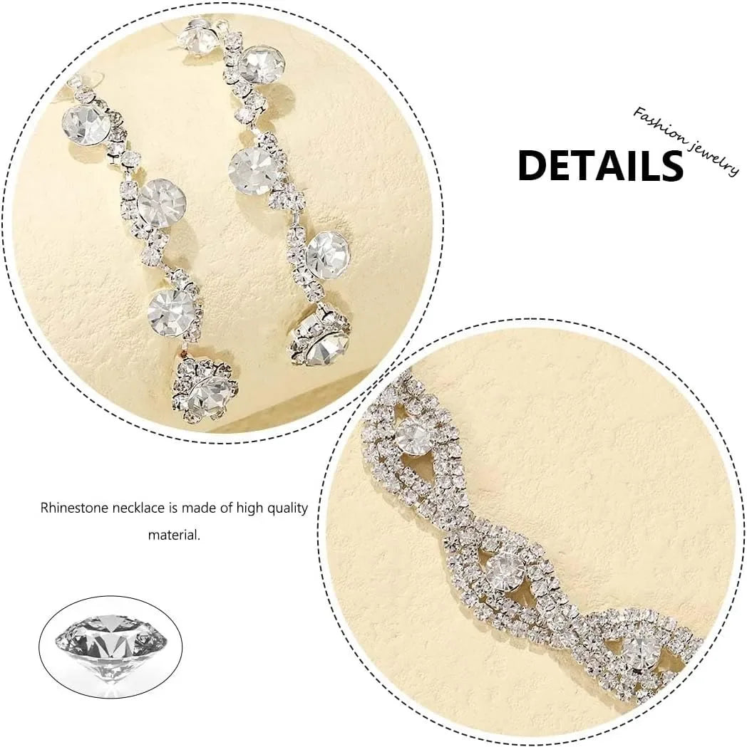Jewelry Set for Women Rhinestone Earrings
