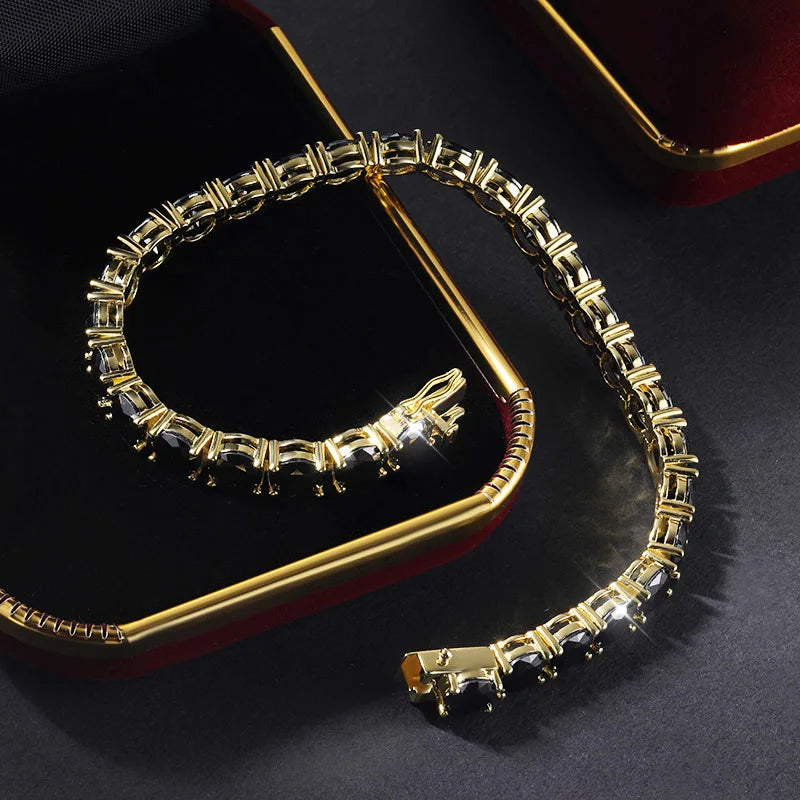Gradient Moissanite Tennis Bracelet