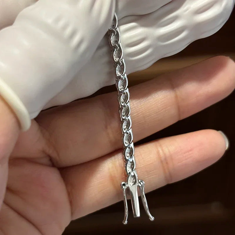 Top 1 GRA Certified Moissanite Bracelet – Full Sparkle
