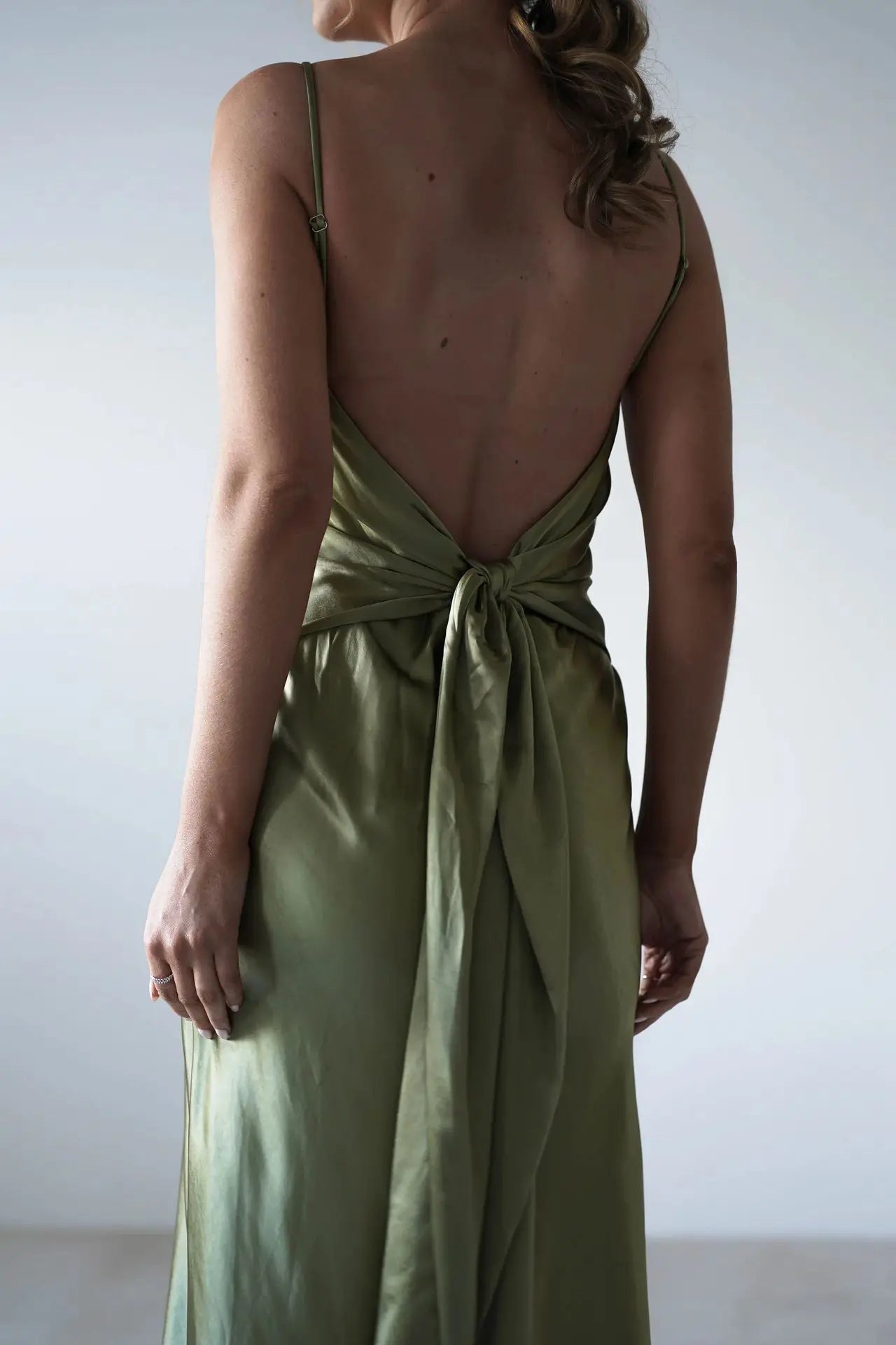 New Dresses 2025 Woman Fashion Summer Women's Clothing Sexy Halter Satin Fashion Strappy Skirts