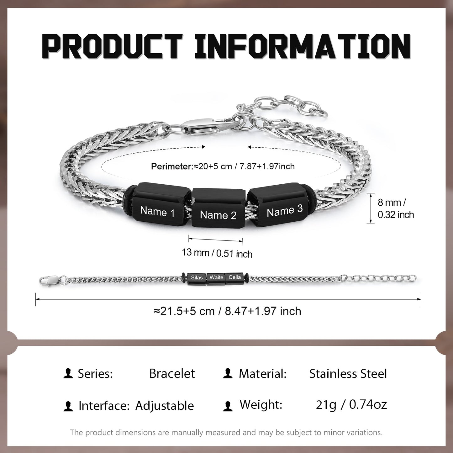 Top 1 Men’s Bracelet – Bold, Rugged & Stylish Design
