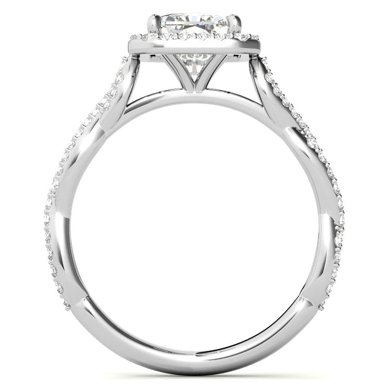 Emerald Moissanite Ring – 14K Gold Brilliance in 1 Stunning Piece